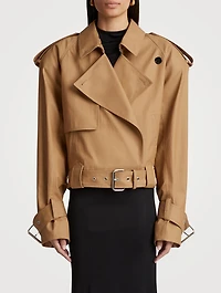 The Hammond Cropped Trench Jacket