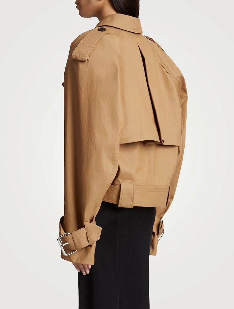 The Hammond Cropped Trench Jacket