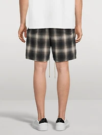 Plaid Logo Shorts