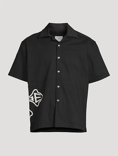 Cross Logo Short-Sleeve Shirt