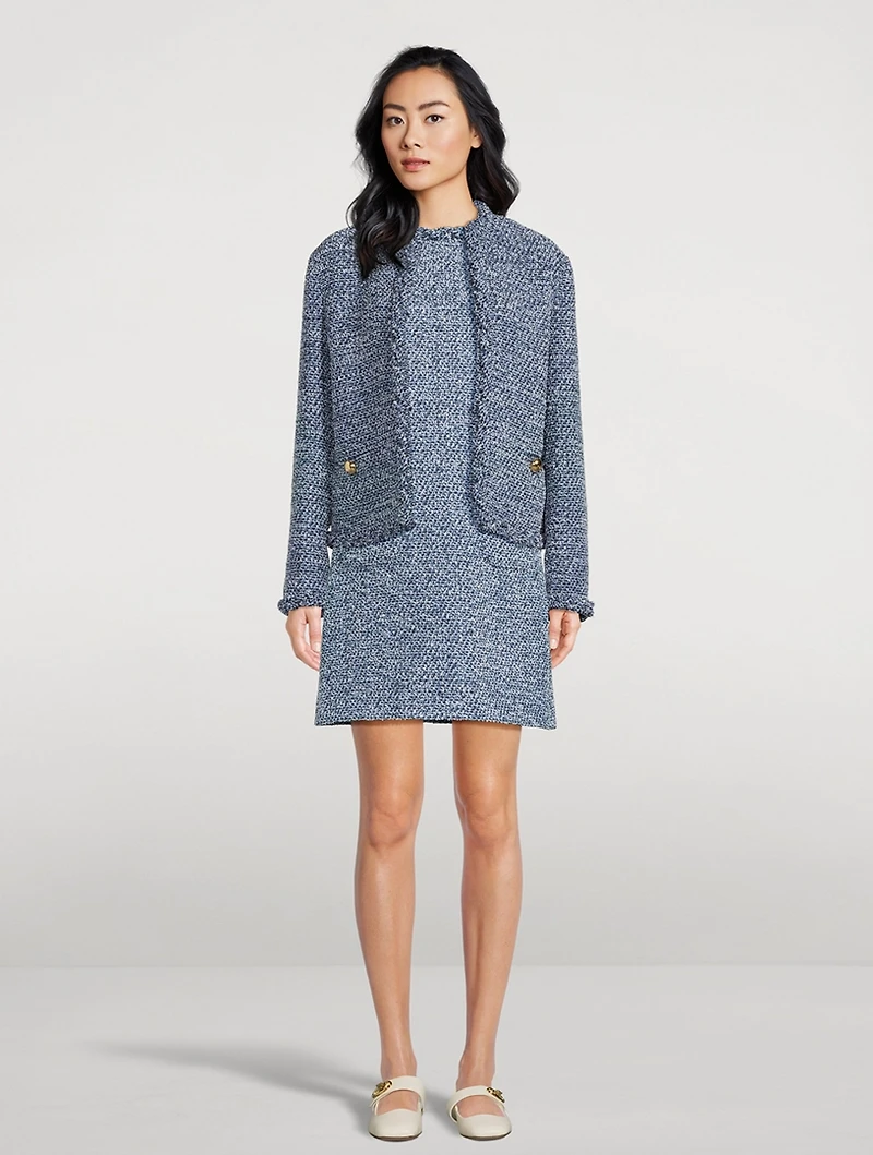 Tweed Denim Jacket