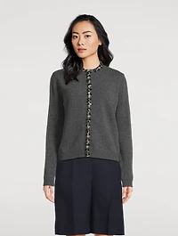 Embellished Wool Cardigan
