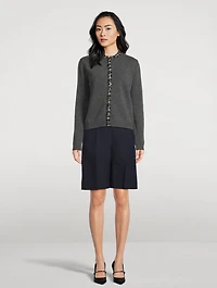 Embellished Wool Cardigan