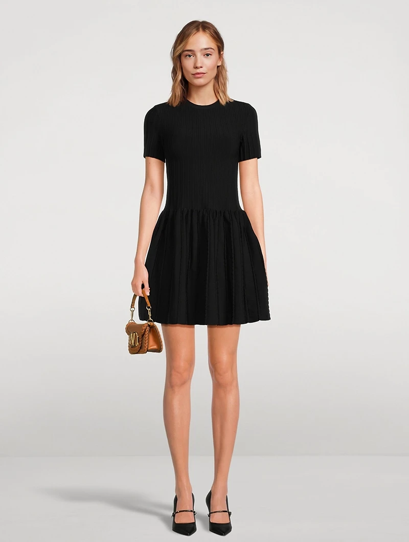 Short-Sleeve Mini Dress