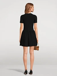 Short-Sleeve Mini Dress