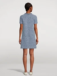 Denim Tweed Mini Dress