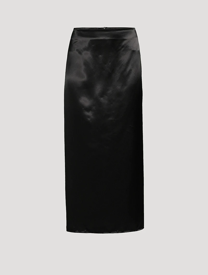 Bartelle Satin Maxi Skirt