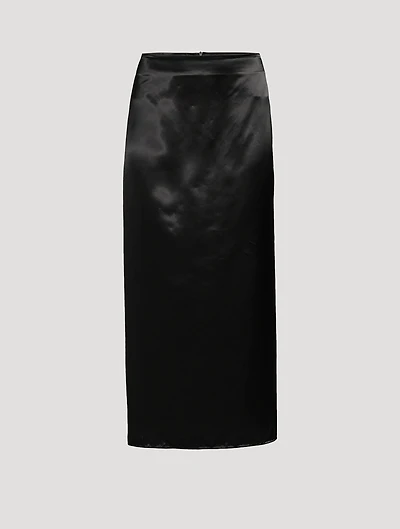 Bartelle Satin Maxi Skirt