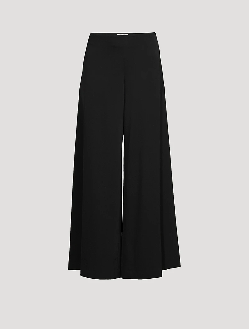 Dela Wool Wide-Leg Trousers