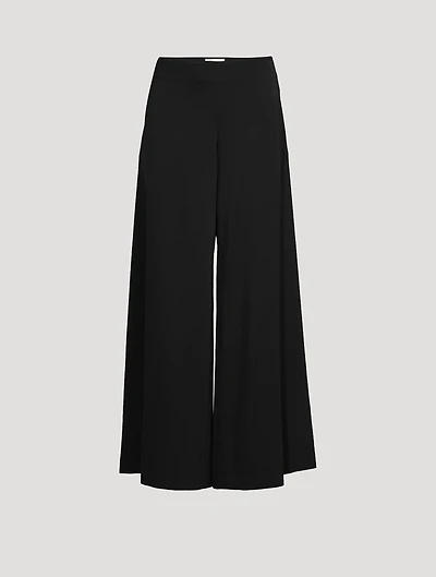 Dela Wool Wide-Leg Trousers