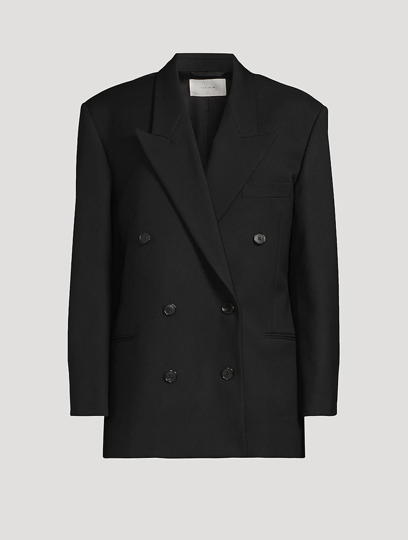 Timoty Double-Breasted Wool Blazer