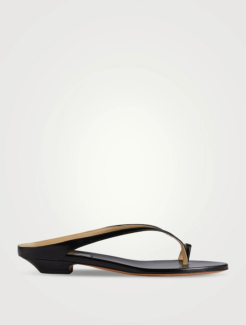 The Marion Leather Thong Sandals
