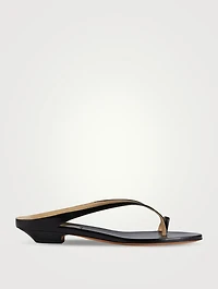 The Marion Leather Thong Sandals