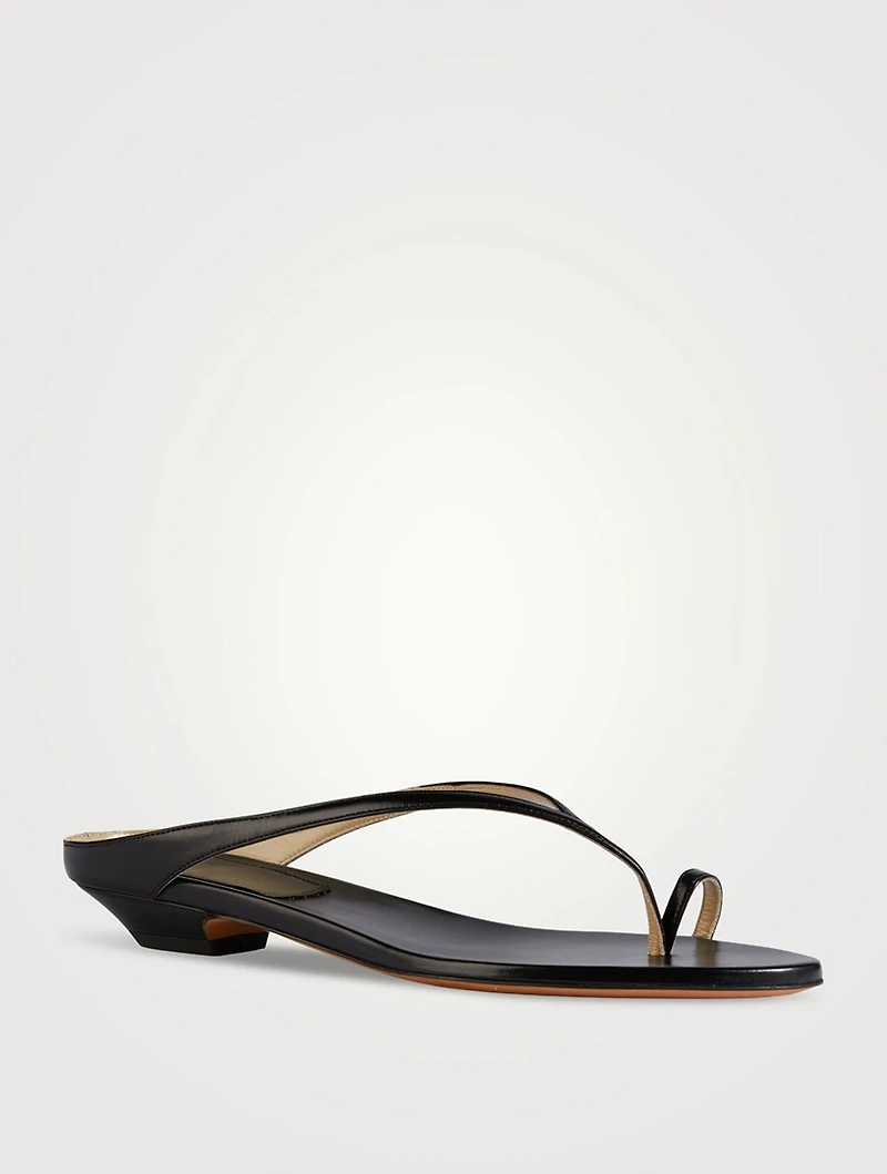 The Marion Leather Thong Sandals