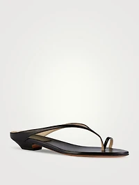 The Marion Leather Thong Sandals