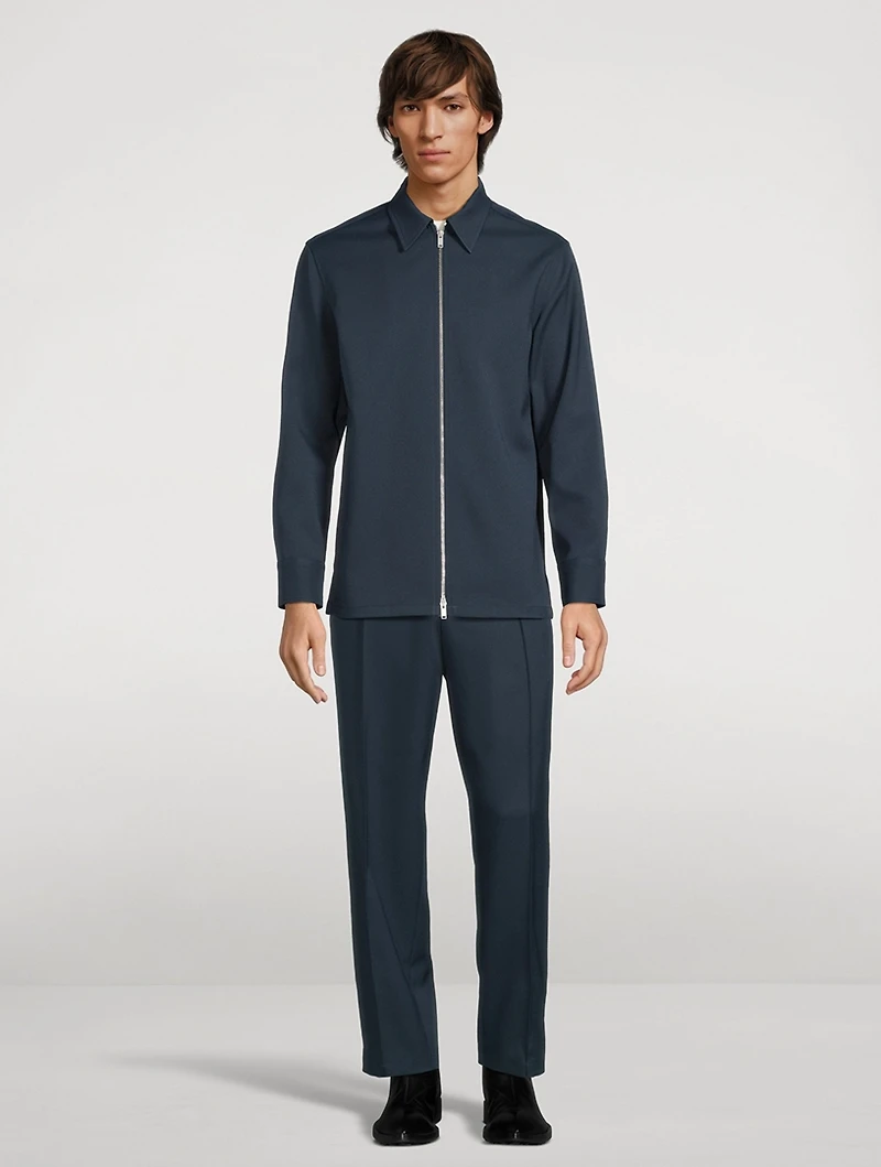 Zip Shirt Jacket