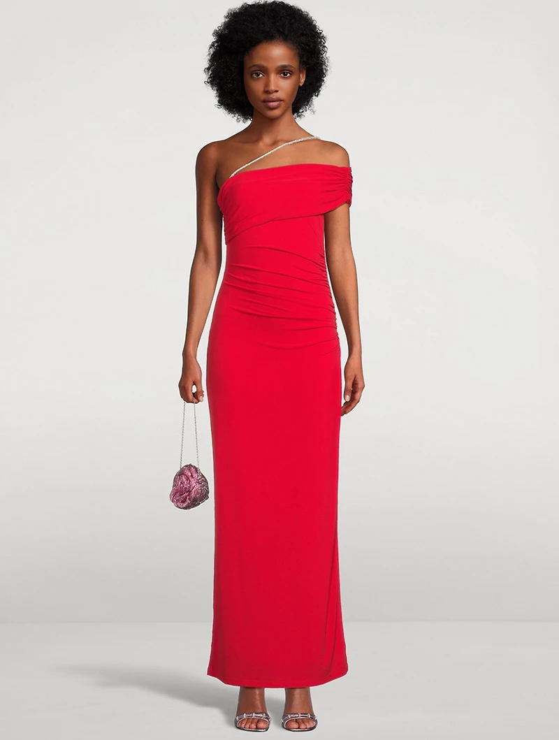The Olivia One-Shoulder Gown
