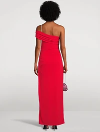 The Olivia One-Shoulder Gown