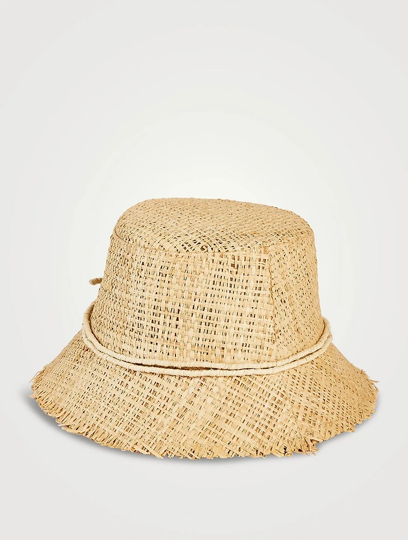Straw Bucket Hat