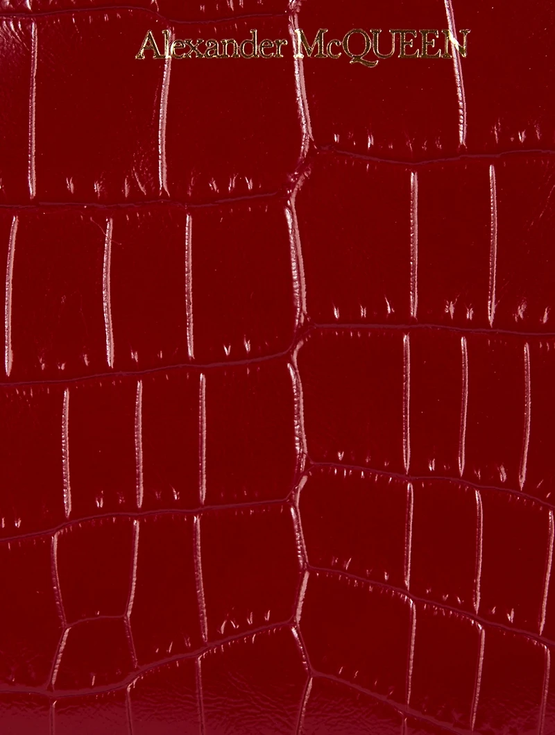 Mini The Peak Croc-Embossed Shoulder Bag