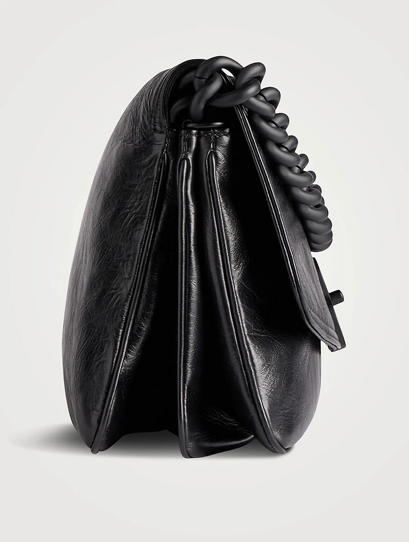 Medium BB Leather Shoulder Bag