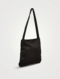 Alice Satin Shoulder Bag With Rosette