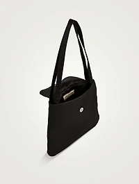 Alice Satin Shoulder Bag With Rosette