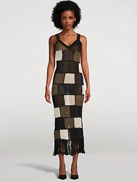 Maya Crochet Maxi Dress