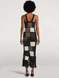 Maya Crochet Maxi Dress