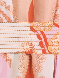 Valerie Caftan Paisley Print