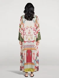 Lena Caftan Bird Print