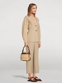 Bou Raffia Bucket Bag