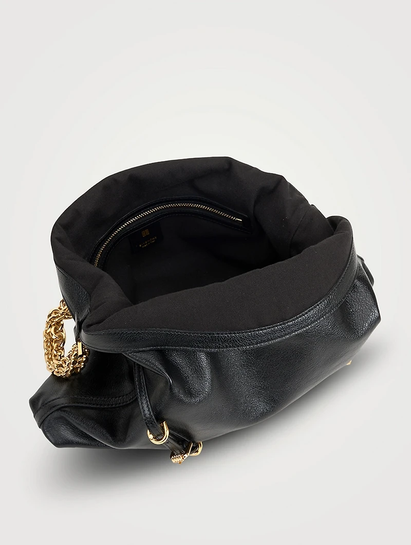 Medium Voyou Chain Leather Shoulder Bag
