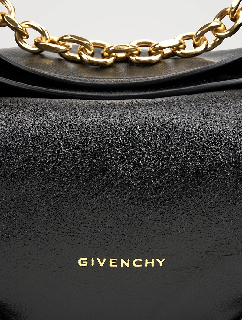 Medium Voyou Chain Leather Shoulder Bag