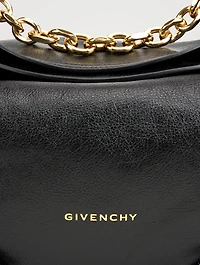Medium Voyou Chain Leather Shoulder Bag