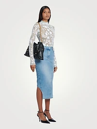 Medium Voyou Chain Leather Shoulder Bag