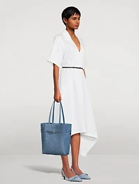 Small Voyou Denim Tote Bag