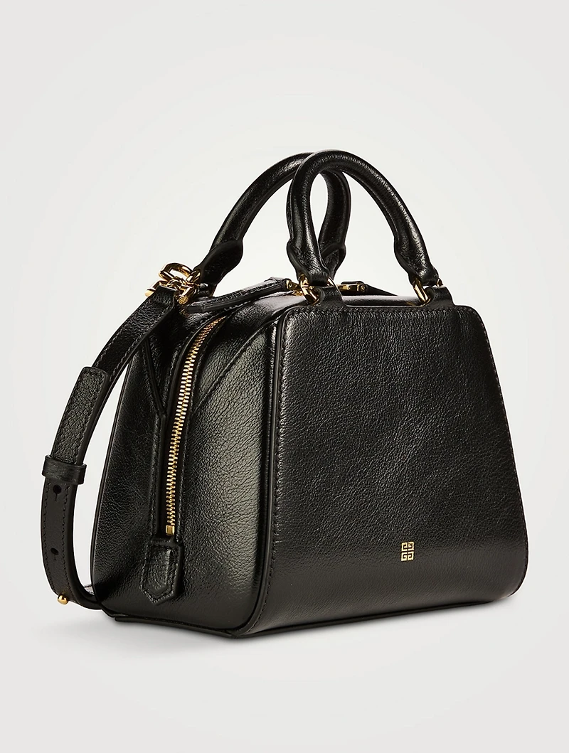 Nano Antigona Cube Leather Bag