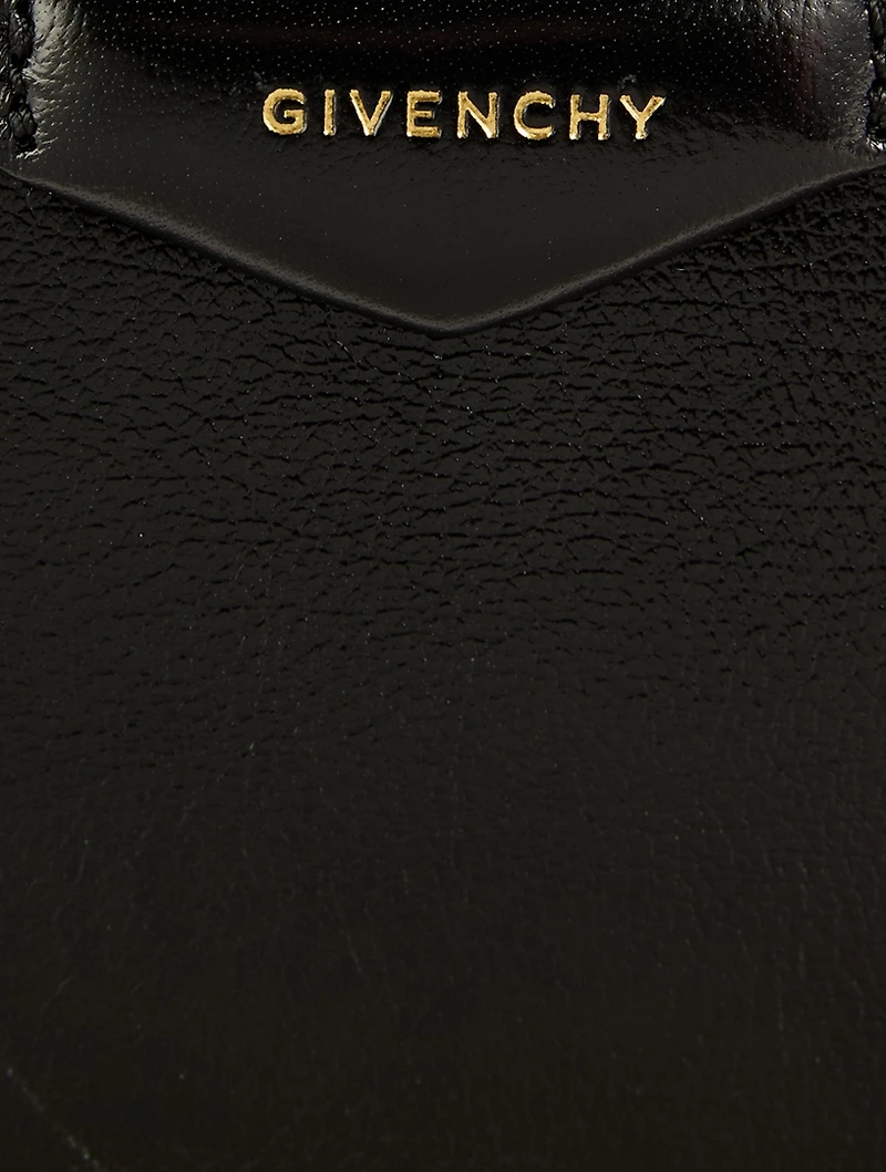 Nano Antigona Cube Leather Bag