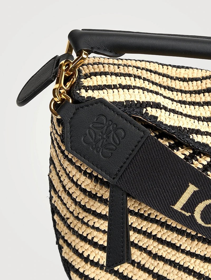 Loewe x Paula's Ibiza Small Puzzle Edge Raffia Bag