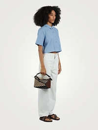 Loewe x Paula's Ibiza Small Puzzle Edge Raffia Bag