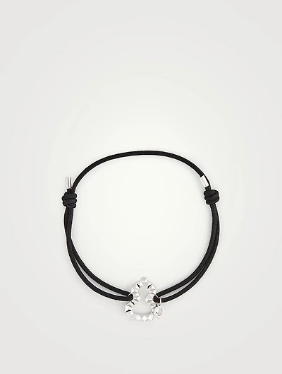 Small Wulu 18K White Gold Cord Bracelet