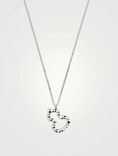 Wulu 18K White Gold Pendant Necklace