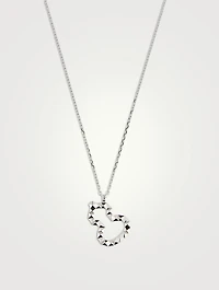 Wulu 18K White Gold Pendant Necklace