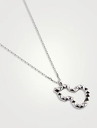 Wulu 18K White Gold Pendant Necklace