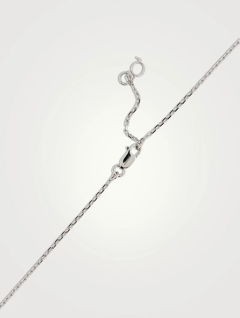Wulu 18K White Gold Pendant Necklace