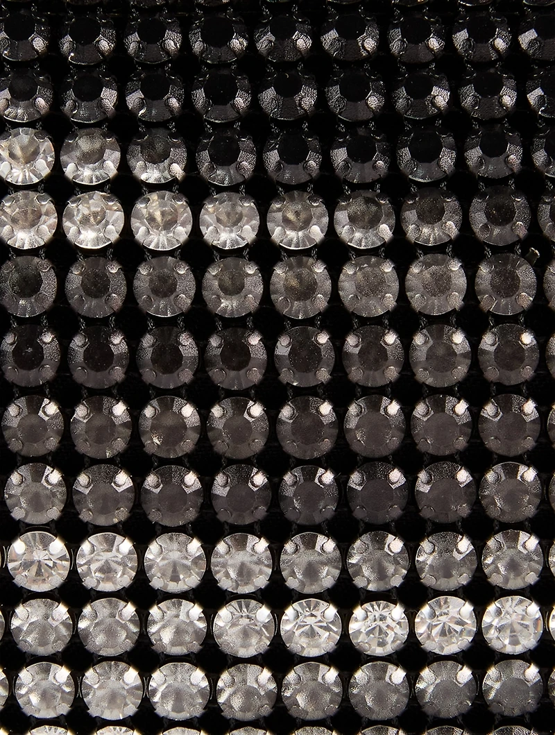 Heiress Flex Crystal Mesh Pouch