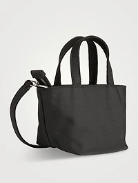 Mini Punch Nylon Crossbody Tote Bag