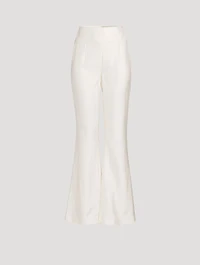 Sorrento Satin Flare Trousers