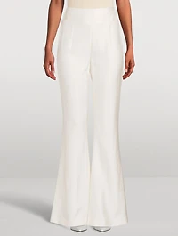 Sorrento Satin Flare Trousers